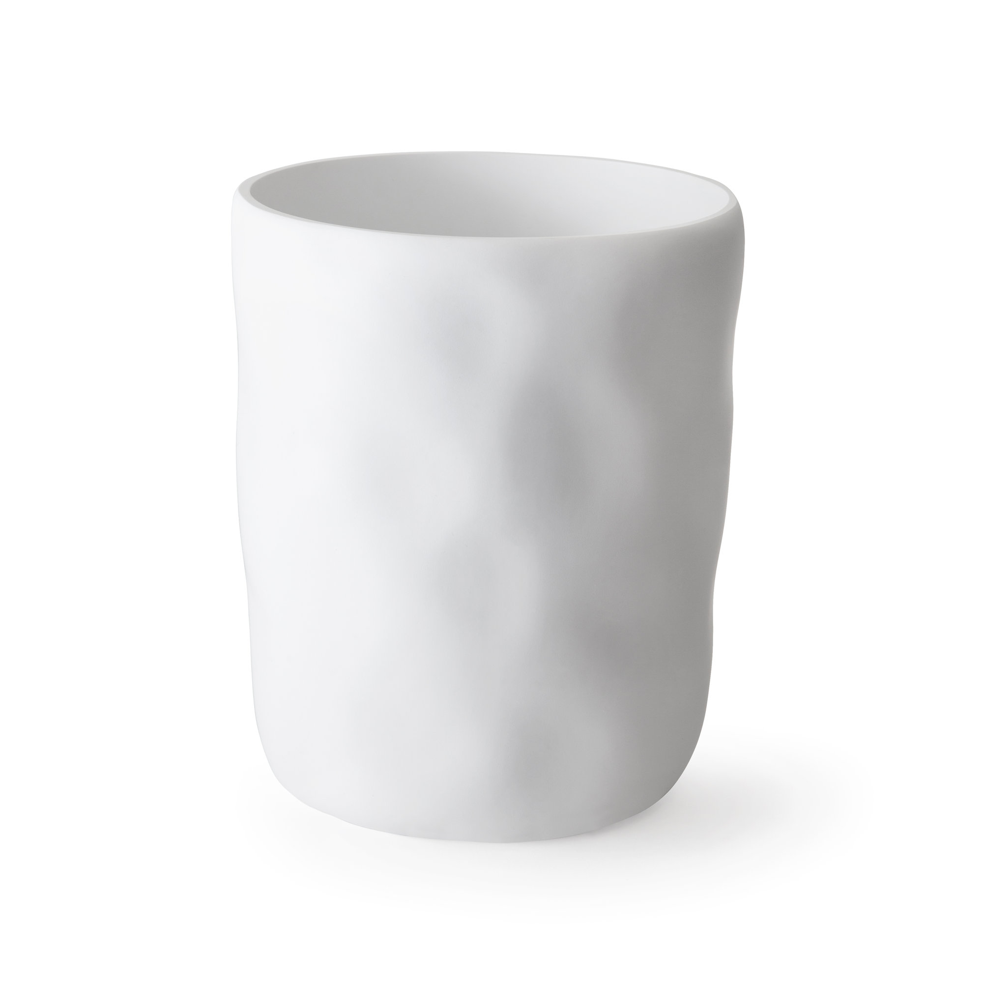 Adara 1.88 Gallons Waste Bin, White