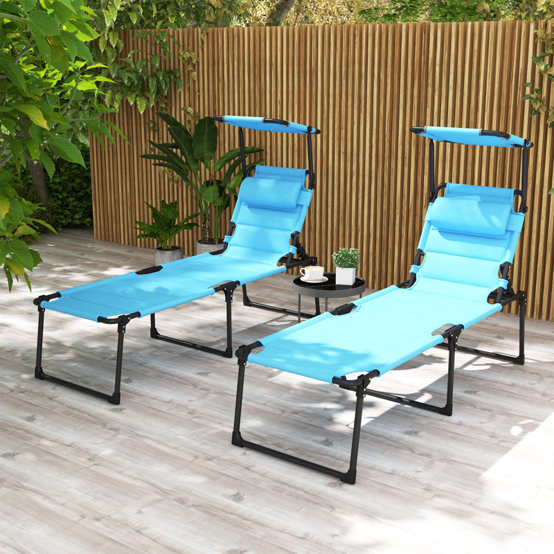 Chaise longue inclinable avec coussins sahdia, Brun ‑ incorrect