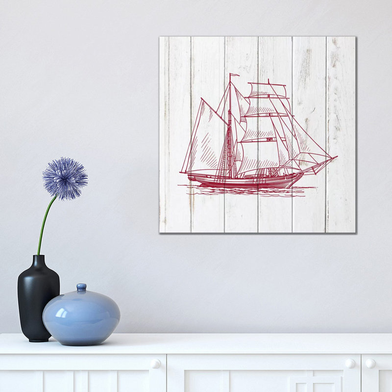 Sail Away III by Ann Bailey - Wrapped Canvas Print, 45.72 cm H x 45.72 cm W x 3.175 cm D