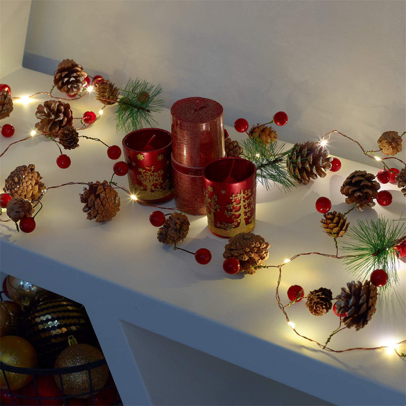 10cm Lighted Garland with Lights
