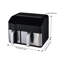 Ivy Bronx 9.5L Basket Air Fryer Air Fryer-1526646318
