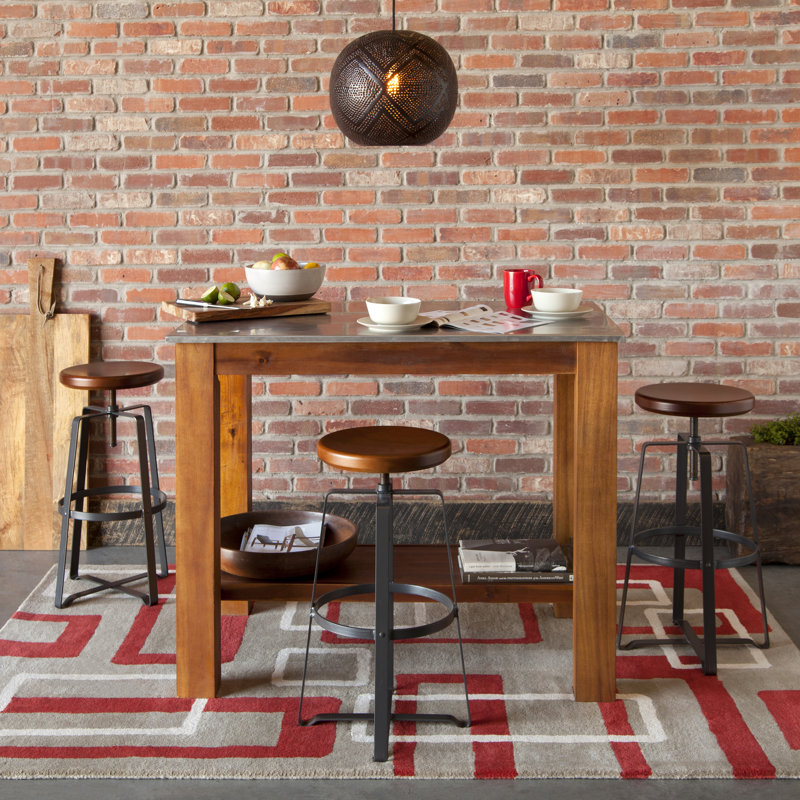 Tapis à motif géométrique moderne en laine touffeté à la main de couleur crème, taupe et rouge rouille Ailey