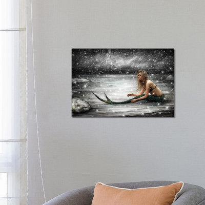 Winter Mermaid by Justin Gedak - Print on Canvas