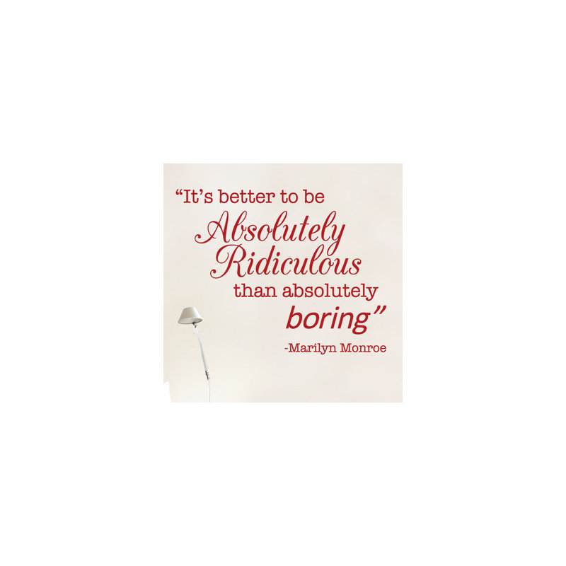 Non-Wall Damaging Wall Decal, Large, Dark Red