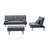 Upholstered 61.42 " L-Shaped Sofa Bed