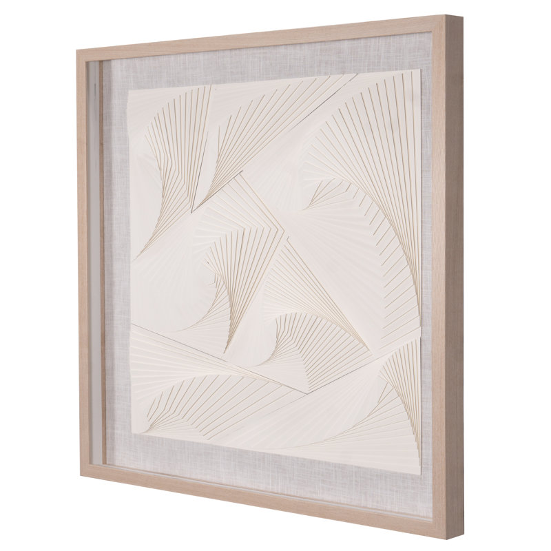 Boîte décorative géométrique multicouche