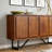 Nordic style minimalist solid wood sideboard