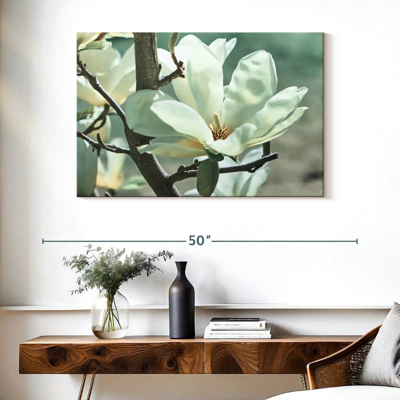 Fleur de magnolia Harnek, H 26 po x l 39 po