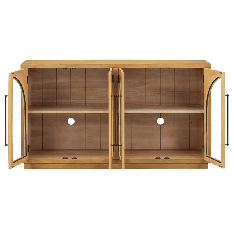 Grand buffet de rangement avec tablettes réglables