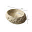 Lavabo de salle de bain 18 po, vasque irrégulière ovale en résine avec motif de pierre, lavabo de style artistique, sans robinet-120676341