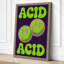 Acid Rave Retro 1 Piece Wrapped Canvas Wall Art-936325437-936325431