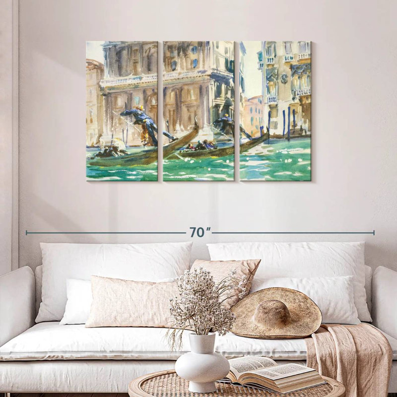 Mehar vue de Venise 1906, H 28 po x l 45 po