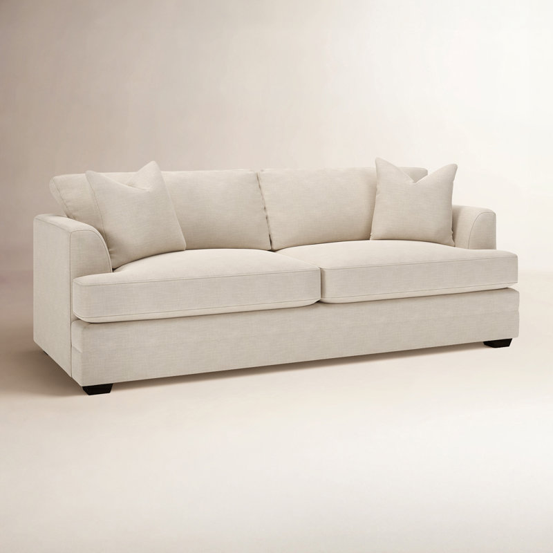 Edan Upholstered Queen Sleeper Sofa, Apollo Pebble Boucle