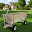 Transport extérieur, tous les terrains, rampes en bois, pneus solides, transport de jardin
