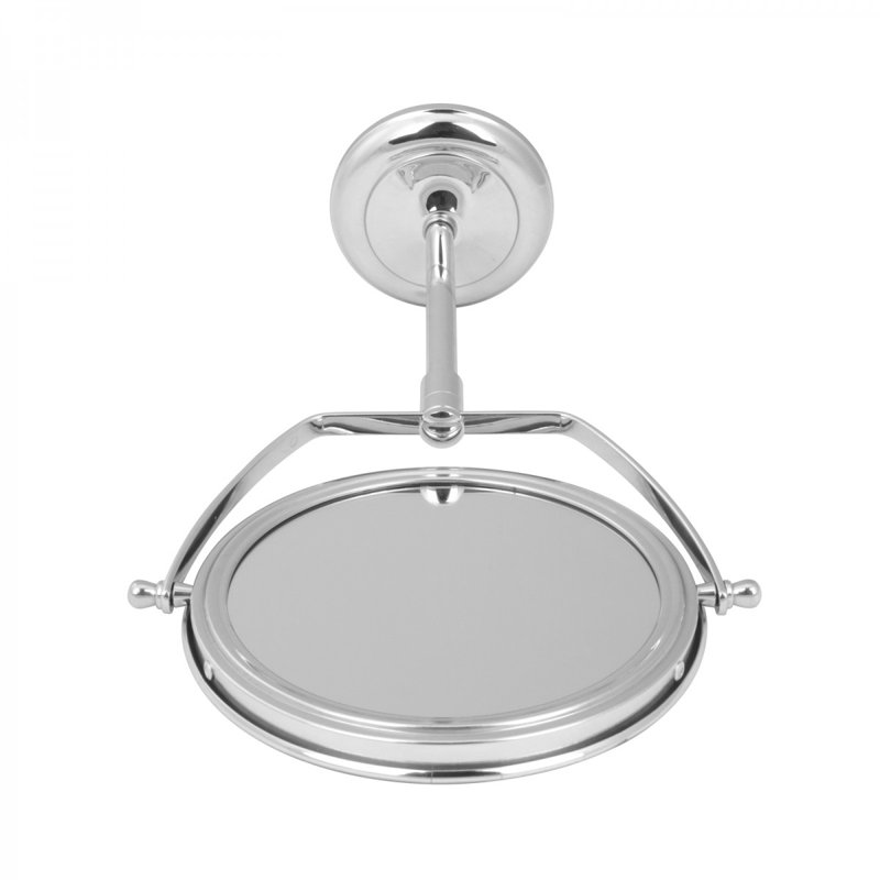 Chrome Plated Brass Double-Sided Vanity Mirror