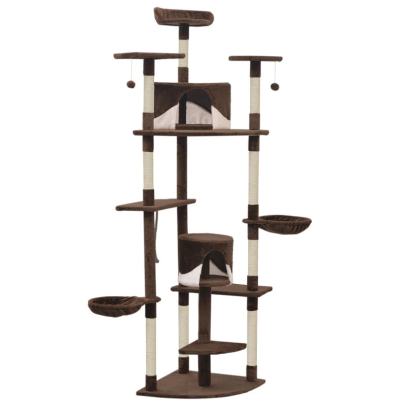 Amalia 203cm H Cat Tree, Brown