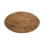 Table basse ovale en bois avec quatre pieds 39 po x 24 po x 15 po