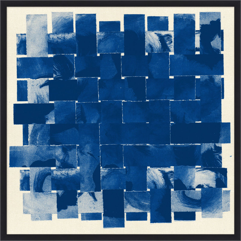 Cobalt Patchwork Print by Thom Filicia