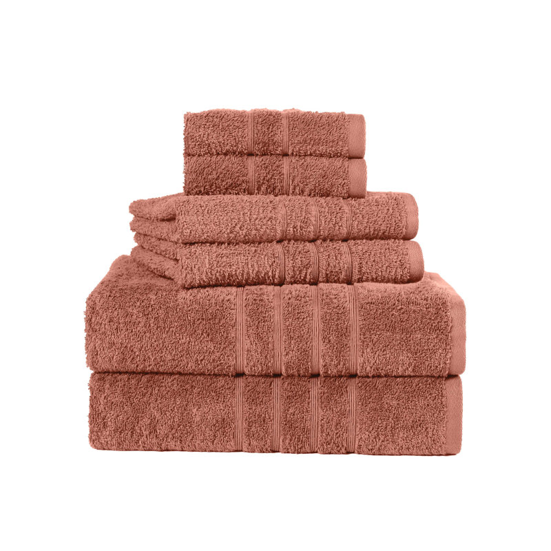 Martex Ultimate Solid 6 Piece Terracotta Towel Set, Terracotta