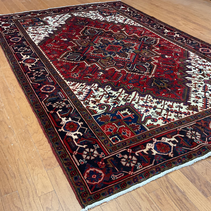 HERAT ORIENTAL Handmade Heriz Wool Rug