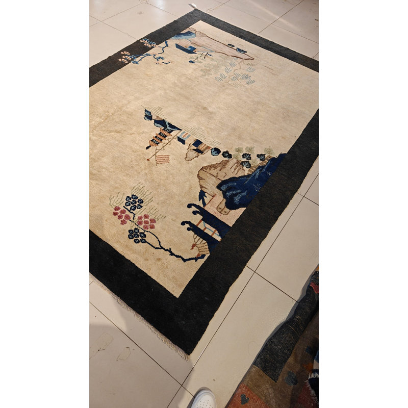 Handmade Wool Floral Area Rug