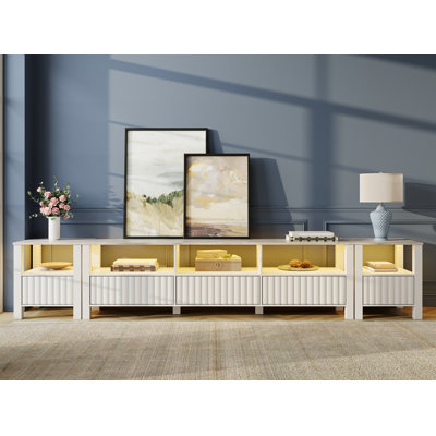 Carnetta Unfinished TV Stand for TVs up to 85"