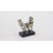 Polystone Hands Decorative Silver Sculpture