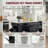 Kitchen Island Fits for Home with Drop Leaf Countertop, Hidden Trash Cabinet & Pull-Out Organizer-129952346