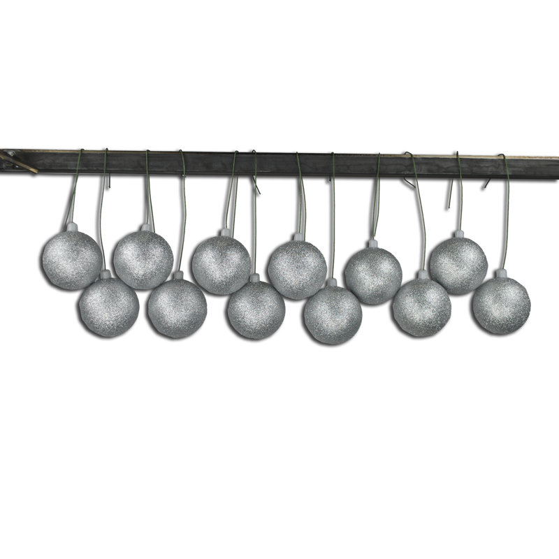 Ornement boule incassable, Argent argent