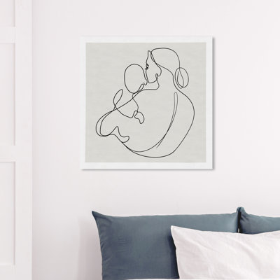 " Mother And Child " Painting Print