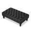 Ainura 60cm Wide Tufted Rectangle Solid Colour Cocktail Ottoman-12985046-12985045