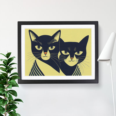 Art Deco Cats Vol.1 - Single Picture Frame Print