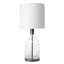 Lampe de table transparente 29 po Javen
