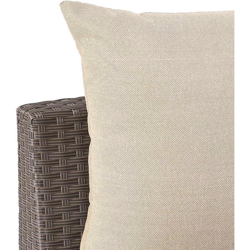 Ensemble de canapé 5 pièces, Beige, Brun