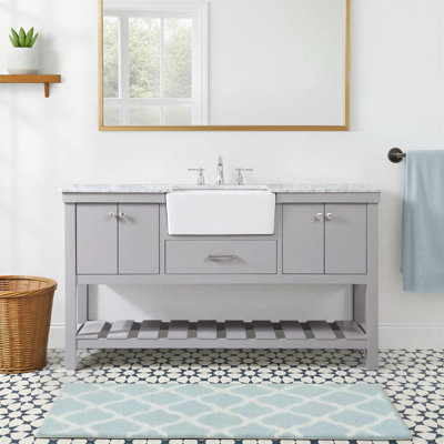 Meuble-lavabo simple 60 po Pelaghia