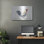 «Rooster In Watercolor» par Jean Plout, art mural en métal