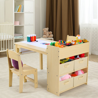 Jatasha Kids 3 Piece Arts And Crafts Table and Chair Set
