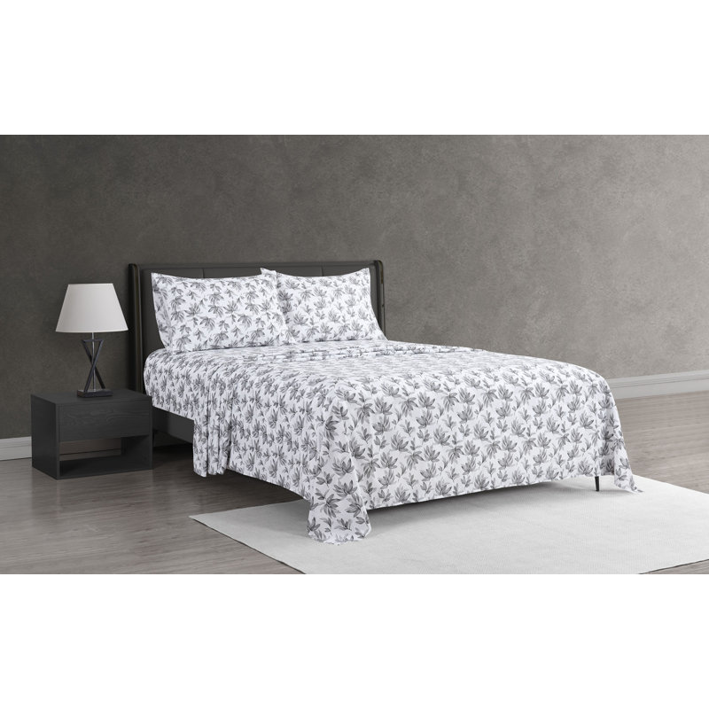 Ensemble de draps 4 pièces Martine, Très grand lit