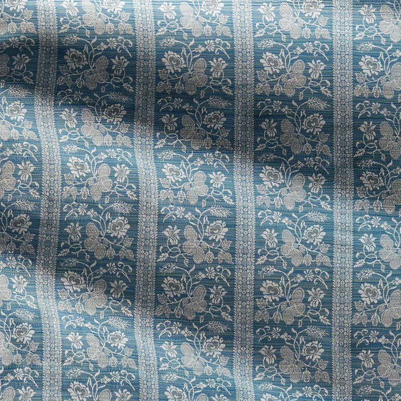 Filigree Bellagio Stripe, Azure