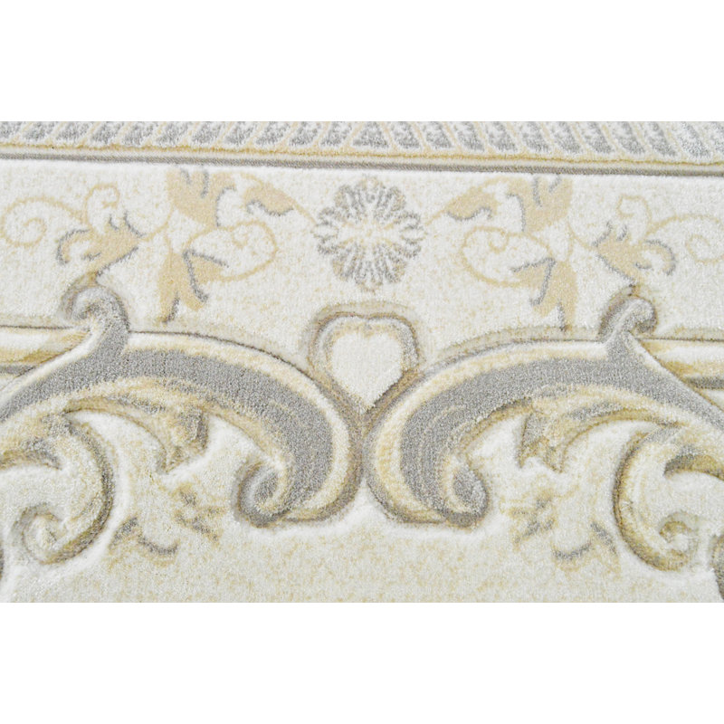 Ramsel Performance Oriental Indoor Rug, Oval 6'6" x 9'2"