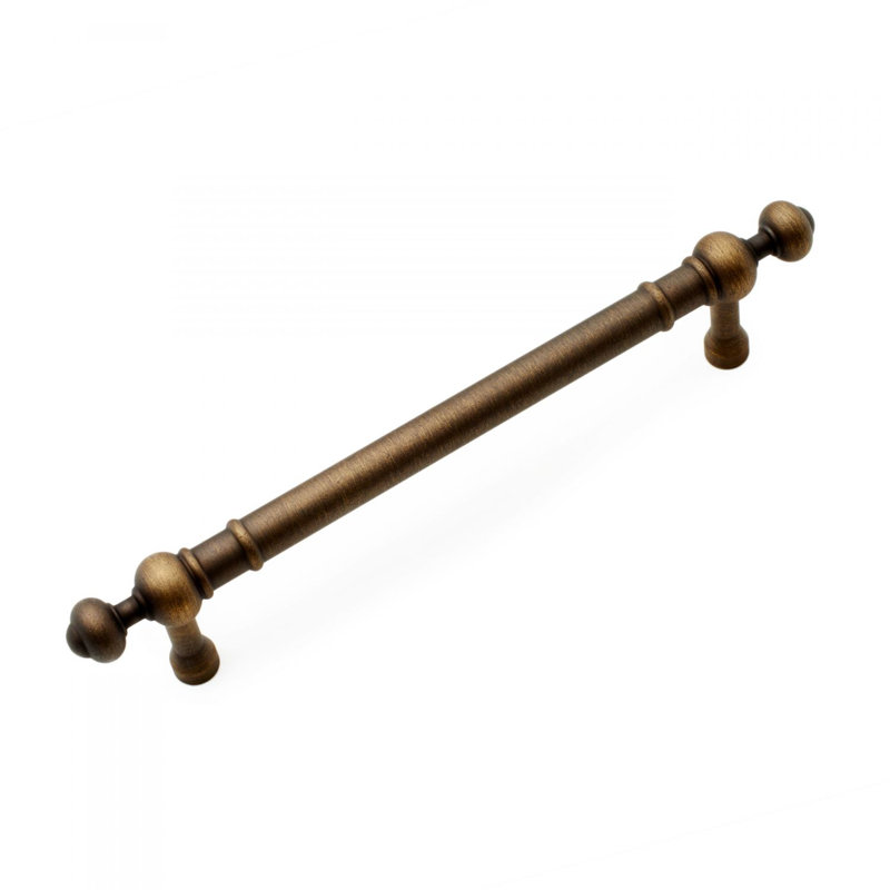 Antique English Gold 5'' Bar Pull with Mounting Hardware