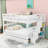 Harolene Kids Full Over Full 3 Drawers Wood Bunk Bed with Shelves-1023432905