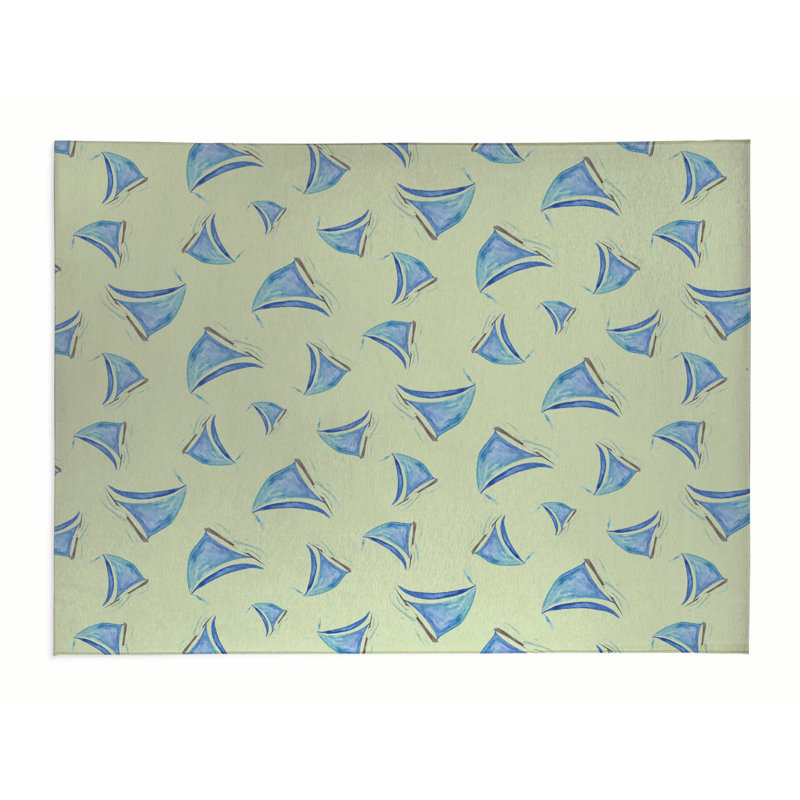 Tapis de bureau léger Summer, L 24 po x P 36 po, Limette