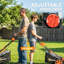Outsunny 18V Cordless Lawnmower with 2 x 4Ah Batteries and Charger