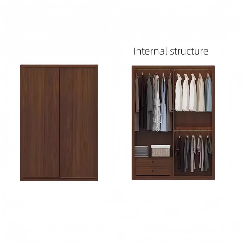 Garde-robe simple et moderne, H 79 po x l 32 po x P 24 po
