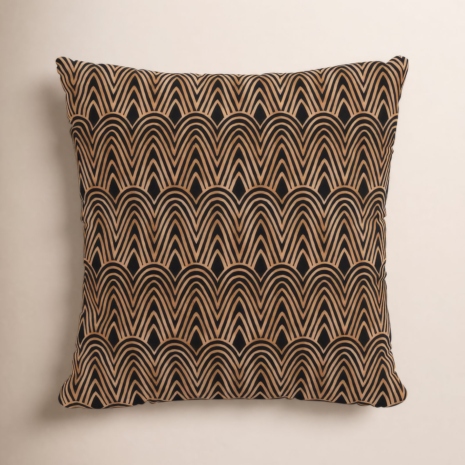 Millie Geometric Cotton Throw Pillow, No Fill