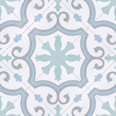 Carreau de porcelaine pour plancher et mur 9-3 / 4 po x 9-3 / 4 po Lacour