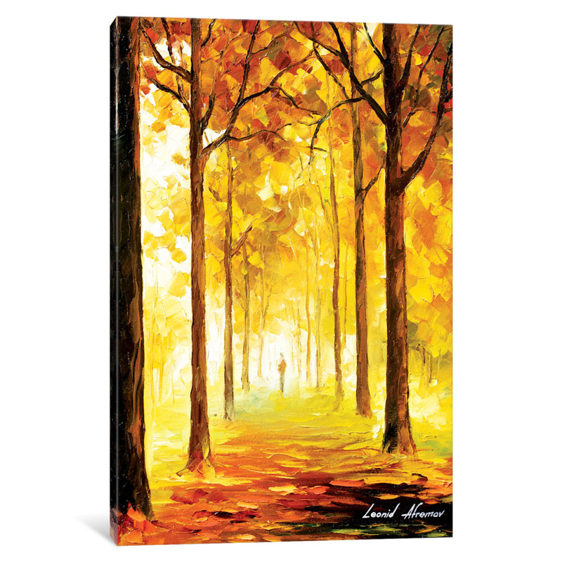 «Yellow Mood», reproduction d'art sur toile tendue, H 40 po x l 26 po x P 1,5 po
