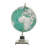 Aluminum Metal Teal Educational/Geographic Earth Globe