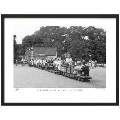Chessington, Zoo, Miniature Railway 1952 by Francis Frith - Single Picture Frame Print